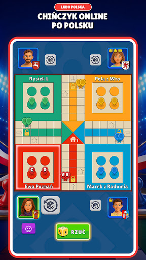 Ludo Poland official game screen